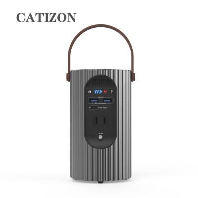 China Fast Charging Support CATIZON Multifunctional Portable AC Power Bank Lithium Battery Powerpack Solar Generator For Outdoor for sale