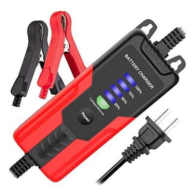 China Automatic Battery Charger Auto Battery Charger Motorcycle Battery Charger Pulse Repair Lead Acid Battery Charger 12V 2A AU EU UK USA for sale