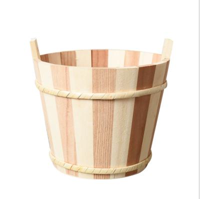 China Mini Wooden Storage Bucket Home Decorative Bucket Multifunctional Customized Package Wholesale for sale