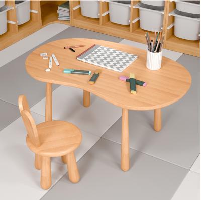 China Eco-Friendly Design Kids Games Children's Desk Solid Wood Children's Desk Area Wooden Reading Table Latest for sale