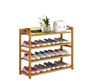 China Adjustable Home Durable Wooden Shoe Cabinet Solid Dustproof Wooden Rack (Other) for sale