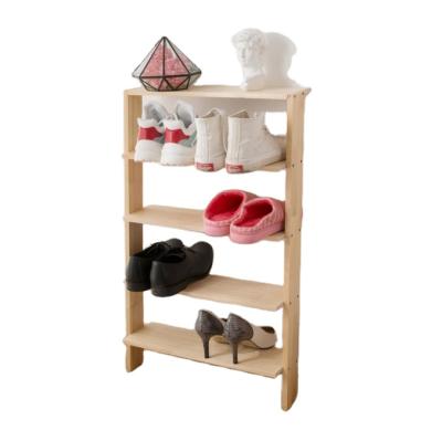 China Newest Design Living Room Bedroom Rack Storage Wooden Shoe Rack Expandable Wooden Potted Plant Rack for sale