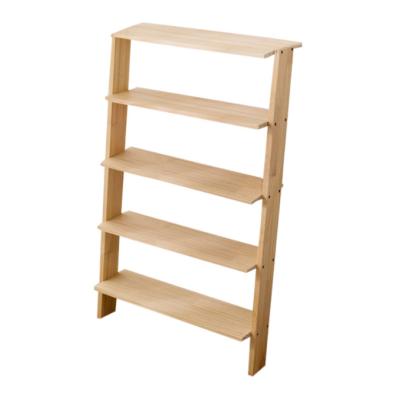 China (Other) Adjustable Solid Wood Home Decoration Natural Flower Stand Home Multi-Layer Wooden Shoe Rack for sale