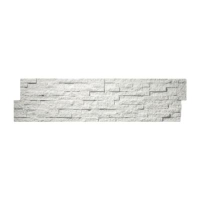 China Wholesale Modern Cultured High Quality Stone Panel Wall Decor White Stacked Stone Wall for sale