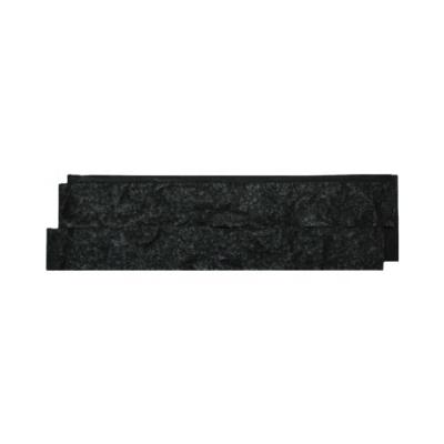 China Modern Wholesale Wall Panel Culture Stone Black Strip Stone for sale