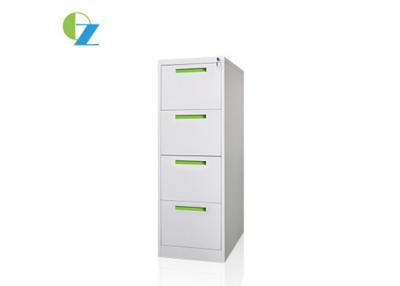 China Vertical 4 Drawer Steel File Storage Cabinets Office Furniture With 1330mm Height for sale