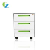 Chine Cabinet de piédestal de trois tiroirs/meubles de bureau mobiles meuble d'archivage en métal à vendre