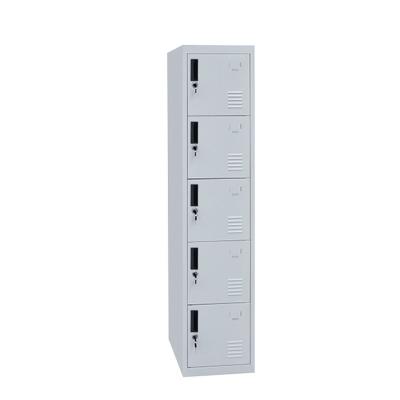 China 5 Doors Bedroom Storage Steel Cabinet Electrostatic Powder Coating for sale