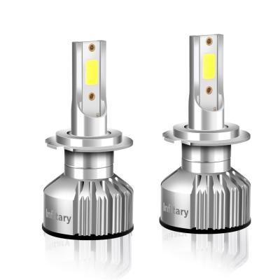 China Cheap LED Headlight LED Fog Light Factory 12V 72W COB Chip H11 9005 9006 Led Car Lights H4 H7 Led Headlight Bulb for sale