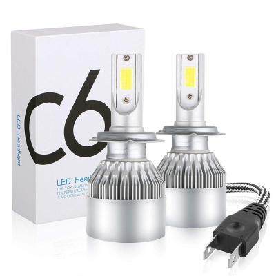 China Auto Led Headlight Auto Lighting System C6 LED Headlight Conversion Kit 6500K Led Projector Light C6 H1 H4 H7 H11 Car Headlamp For Car for sale