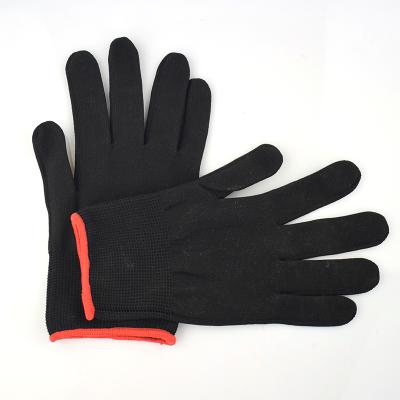 China One Side Dots 10G Polyester PVC Antistatic Workers Checking Gloves for sale