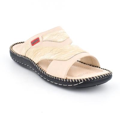 China Anti-slippery Multi Function High Quality Durable Casual Leather Slippers for sale