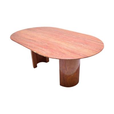 China Modern Stone Travertine Conference Table Hall Stone Wholesale Price Coffee Table Side Table for sale