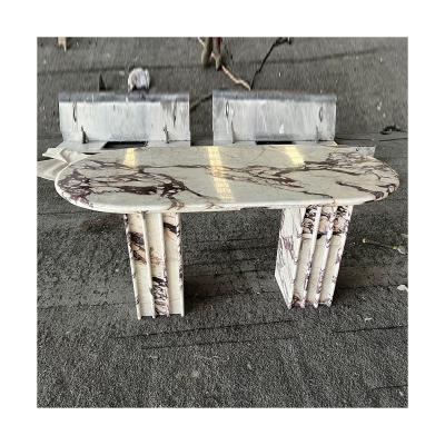 China Wholesale Modern Coffee Table Simple Modern Travertine Marble Travertine Style Coffee Table Custom Table for sale