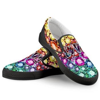 China Femalez Colorful Printed Custom Made Breathable Apatillas De Lona Ladies Vulcanized Canvas Casual Shoes Mens Womens Sneakers for sale