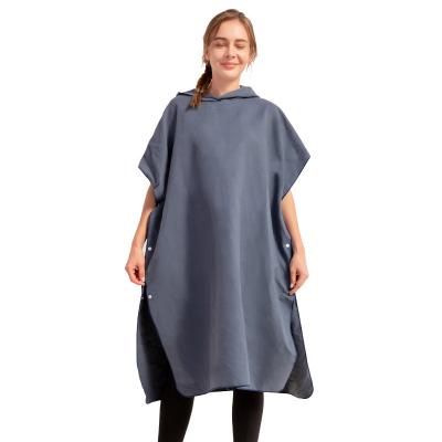 China Anti-Static Poncho Changing Towel Bath Quick Dry Poncho Microfiber Surf Beach Robe With Hood For Adults Bathing Swimming Surfing for sale