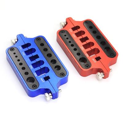 China Rc Metal Mini Red Soldering Tool Holder Car Drone Marine Welding Tool T Connector Xt60 Xt90 RC Tool Bench for sale