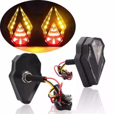 China LED Side Turn Light LED Water Motorcycle Indicator Side Flooding Sequential Turn Signal Lights en venta