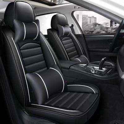 中国 High elasticity luxury luxury protector leather raw materials seamlessly connect to boutique car seat covers 販売のため