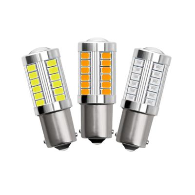 China New Strobe 1157 5630 33smd Led Car Bulb Brake Lights Auto Reverse Daytime Running Lamp Ol-0977 for sale