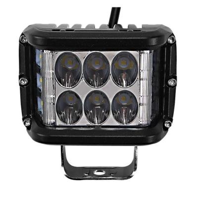 Κίνα Aluminum Housing Dual Color Die Casting 4x4 Off Road Motorcycle Bar Light Drive Work Light 72W Tractors Truck Light System προς πώληση