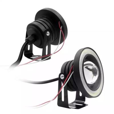 China Automotive Industry 30W Fog Light Angel Eyes With Lens 12-24v Motorcycle Lighting System Te koop