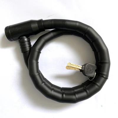 China Wholesale Anti-theft Cable Ring Key Bicycle Lock High Security Chain Lock With Lock Frame à venda