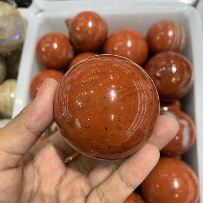 China China Crystal Ball Red Jasper Sphere Natural Stunning Polished High Quality Wholesale for sale