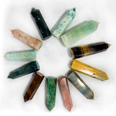 China High Quality China Crystals Healing Stones Dominate Wand Crystal Point Trick Crystal Point for sale