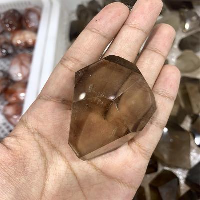 China Wholesale Natural Raw Smoky Quartz Crystal Freeform Faceted China Big Rough Smoky Quartz for sale