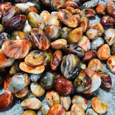 China High Quality Polished Natural Sardonyx Agate Palm Stone Healing Crystal Gemstone Wholesale From China for sale