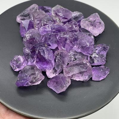 China Wholesale High Quality Natural Rough Amethyst Chunks China Rough Tumbled Amethyst Stone for sale