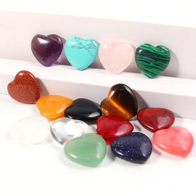 China China Wholesale Natural Gemstone Healing Various Small Size Crystal Heart Crystal Heart for sale