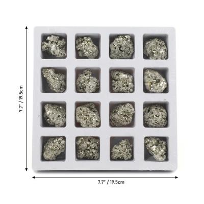 China Wholesale Natural Raw Pyrite Healing China Pyriye Pyriye Specimens Mineral Gift Box for sale