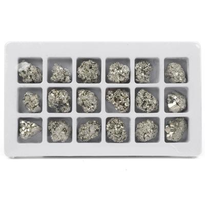 China Wholesale Natural Raw Pyrite Healing China Pyriye Pyriye Specimens Mineral Gift Box for sale