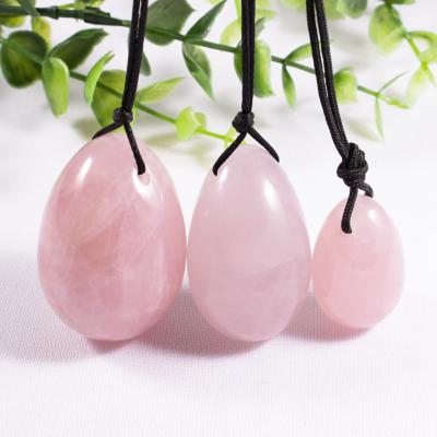 China Clear Quartz Yoni Egg Amethyst Yoni Eggs Rose Quartz Tiger Eye Crystal Yoni Egg Set Wholesale From China for sale