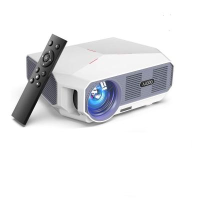 China A4300 720p entertainment mobile video portable home theater novel 3D projector black white fashion Android for sale