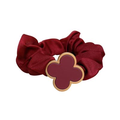 China Matte Alloy Gold Edge Accessories Cute And Lovely Hair Rope For Girl for sale