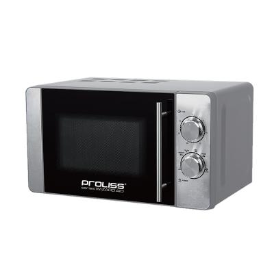 China Hotel PROLISS New Design High Power 800W Kitchen Custom Cooking Oven 20l Electric Mechanical Microwave Oven for sale