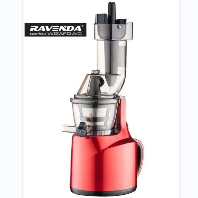 China Household RAVENDA in stock logo stainless steel household fruit food juicer blender hot sale customized slow machine extractor machine for sale