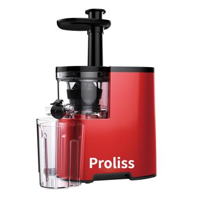 China PROLISS multifunctional in stock 2021 most popular household health 150w slow juicer red selling orange machine for sale