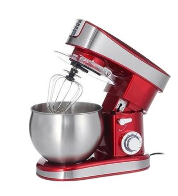 China PROLISS Multi-Functional New Hot-selling Electric Food Mixer Power Food Mixer Kitchen Egg Cake Mixer Stand Mixer Red Cream Machine With Bowl for sale