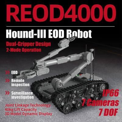 China Powerful Hound-III EOD Robot Safely Approaching And Disposing Of Explosive Hazards for sale