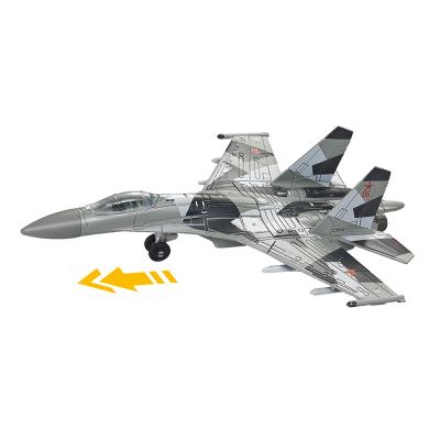 China 1:100 Precision - Cast SU35 Multirole Fighter Model with Perfect 24.517.55cm Dimensions for sale