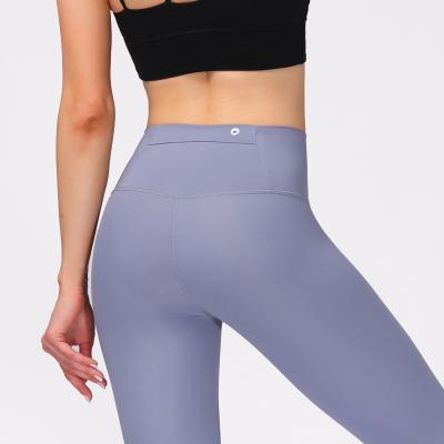 China New Arrival High Waisted Hip Lift Pocket Back Pocket Yoga Ladies Yoga Pants Legging Pants Fitness Breathable Gym for sale