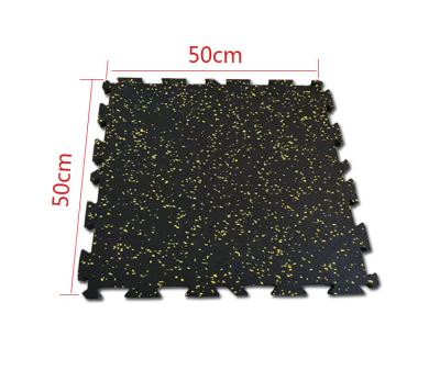 China Modern Interlocking Rubber Flooring Mats High Density Rubber Mats Non Slip Rubber Flooring Tiles for sale