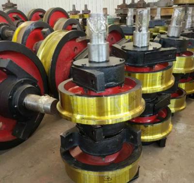 China Heavy Industry Single Casting Forge Crane Wheel en venta