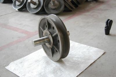 중국 Castings Forgings Sheave Wheel Pulley Crane Wheel 42crmo Alloy Steel Cast Iron 판매용