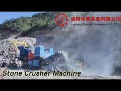 Mobile Jaw Stone Crusher Machine 700 Tph AC Motor For Mining