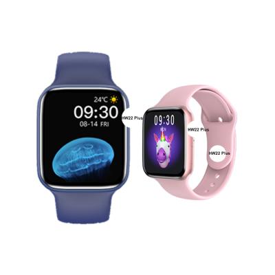 China MP3 Playback 2021 hot selling hw22 plus smart watch wearfit color screen pebble hw22 waterproof smart watch pro for sale